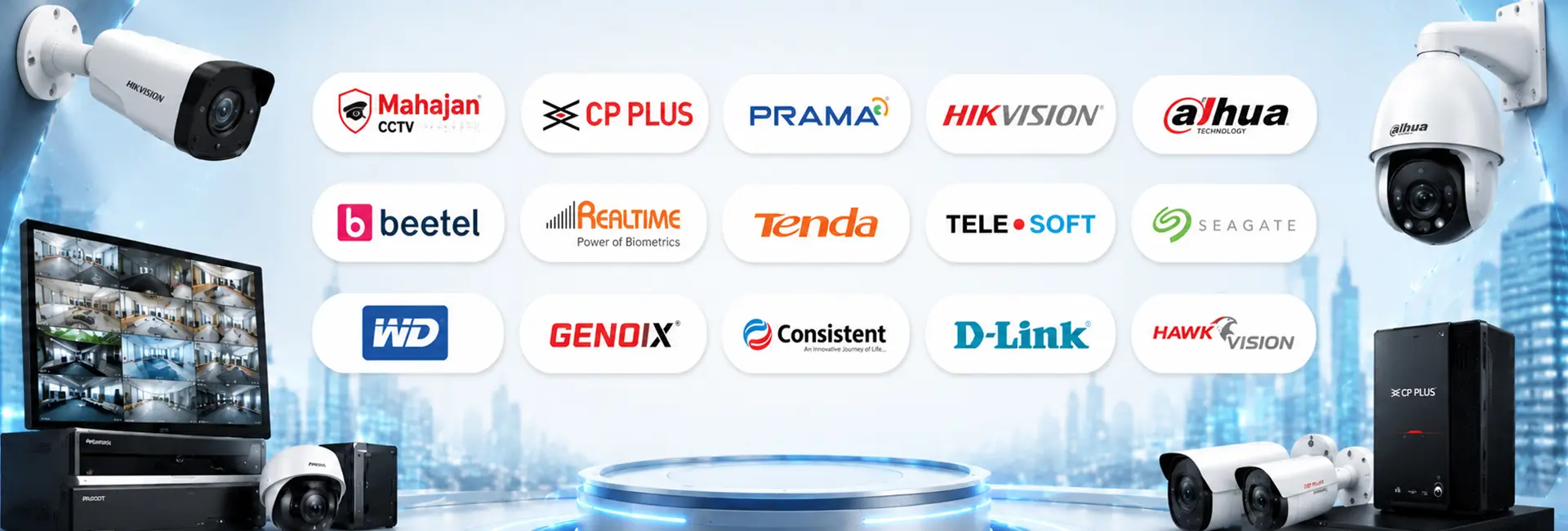 CCTV Camera Suppliers, Dealers, Distributors, Retailers in Delhi
