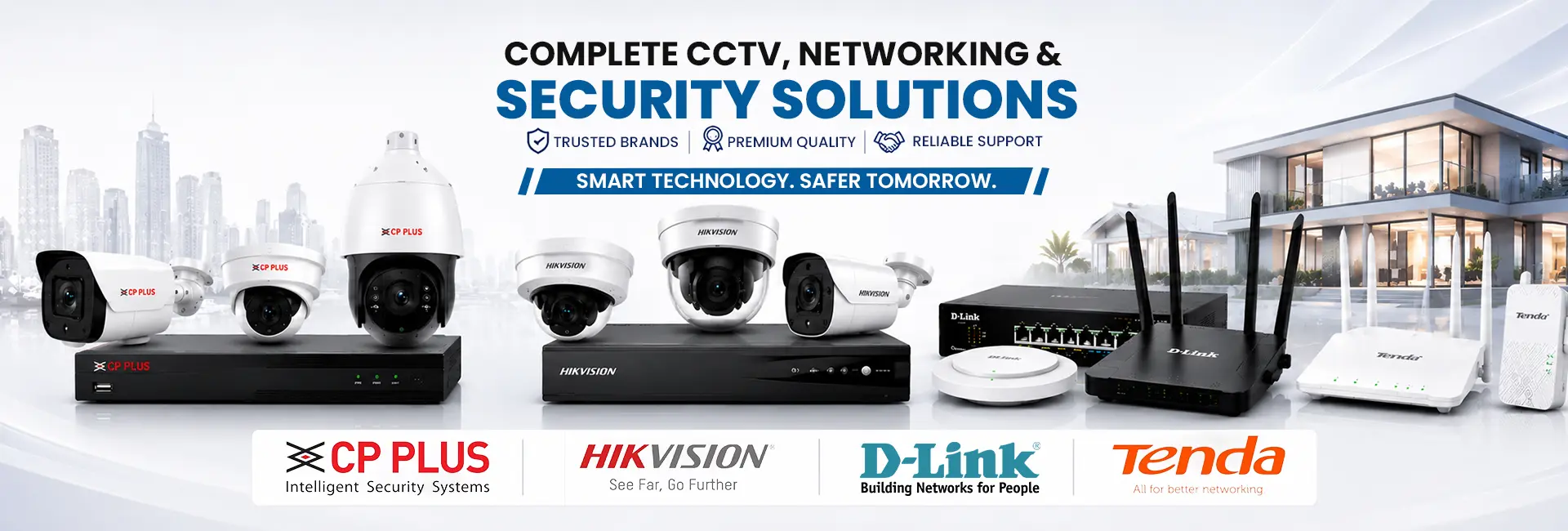 Complete CCTV, Networking & Security Solutions Suppliers, Dealers, Distributors, Retailers in Delhi