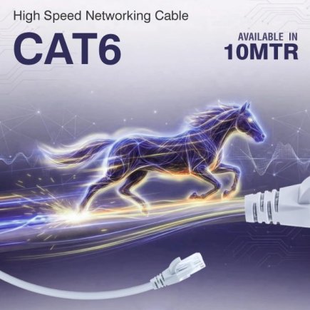 10 Meter Ethernet Cable With Enhanced Signal Quality And Performance Suppliers, Dealers, Distributors, Retailers in Delhi