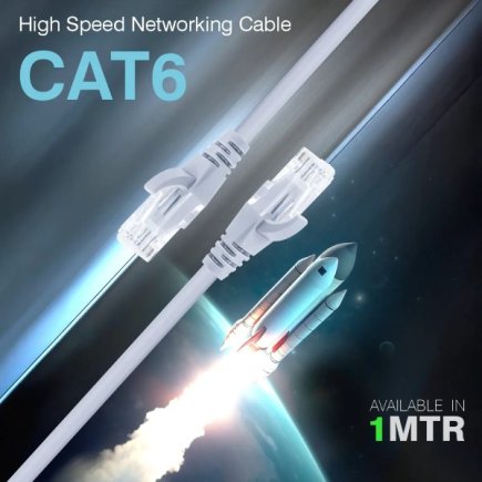 1M High Speed RJ45 Network Cable For Fast Ethernet Connectivity Suppliers, Dealers, Distributors, Retailers in Delhi