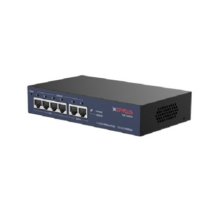 4 Port PoE Network Switch With 2 Uplink Ports And 48W Power Suppliers, Dealers, Distributors, Retailers in Delhi