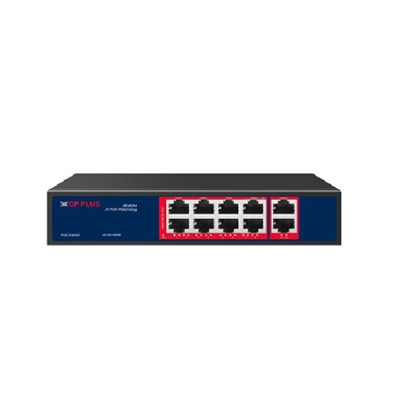 Advanced 8 Port PoE Switch with Dual Gigabit Uplink Interface Suppliers, Dealers, Distributors, Retailers in Delhi