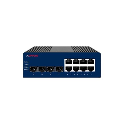 L2 Managed PoE Switch with 8 Gigabit RJ45 and 4 SFP Ports Suppliers, Dealers, Distributors, Retailers in Delhi