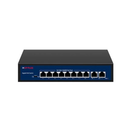 VLAN Enabled 8 Channel Gigabit PoE Switch for CCTV Networks Suppliers, Dealers, Distributors, Retailers in Delhi